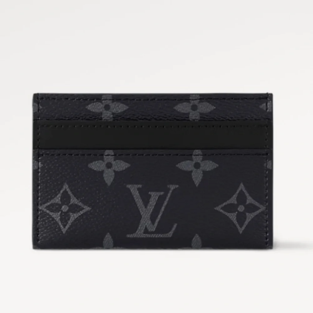 Louis Vuitton Double card holder black monogram
